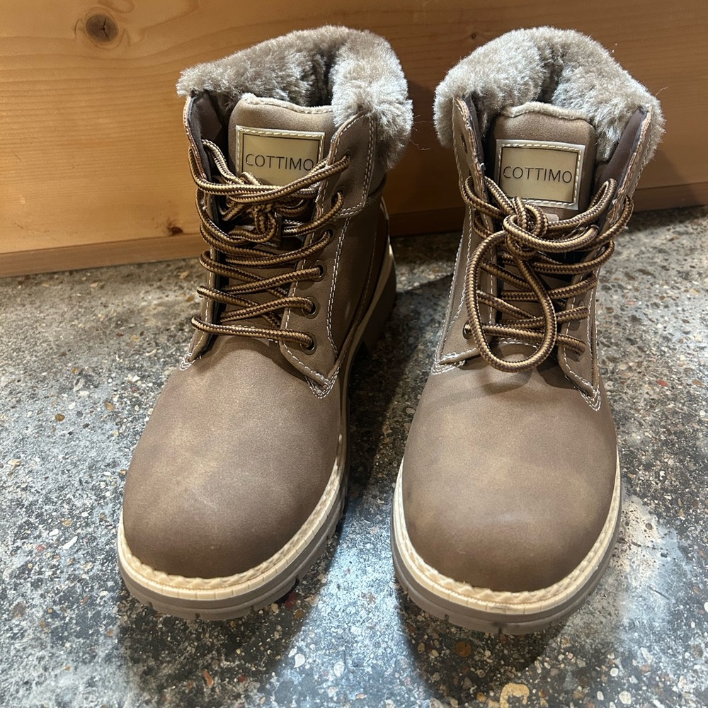 Cottimo Brown Fur-Lined Boots